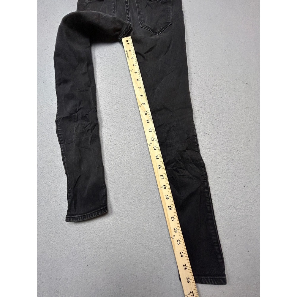 Hollister High-Rise Jean Legging Advanced Stretch Denim Black 1R W25 L28 Womens - Picture 6 of 8
